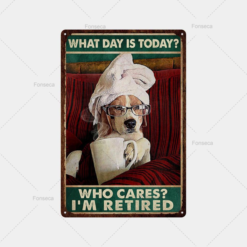 Inspirational Sign Small Animal Metal Sign Vintage Tin Sign Metal Vintage Bar Vintage Wall Decor Bar Club Metal Poster