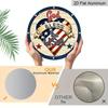 2D Flat, 1pc 30*30cm God Bless The USA Aluminum Decor, America 250th Anniversary Sign Door Hanger, Waterproof Aluminum Plaque, Ideal for Porch, Living