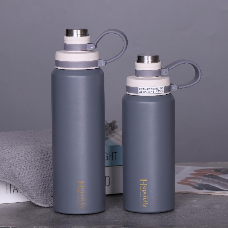 

New Fashion Grid Straw Sports Cup Steel Outdoor Sports Handy Sling Cup Durable Durable Useful Useful Safety Safety 600ml