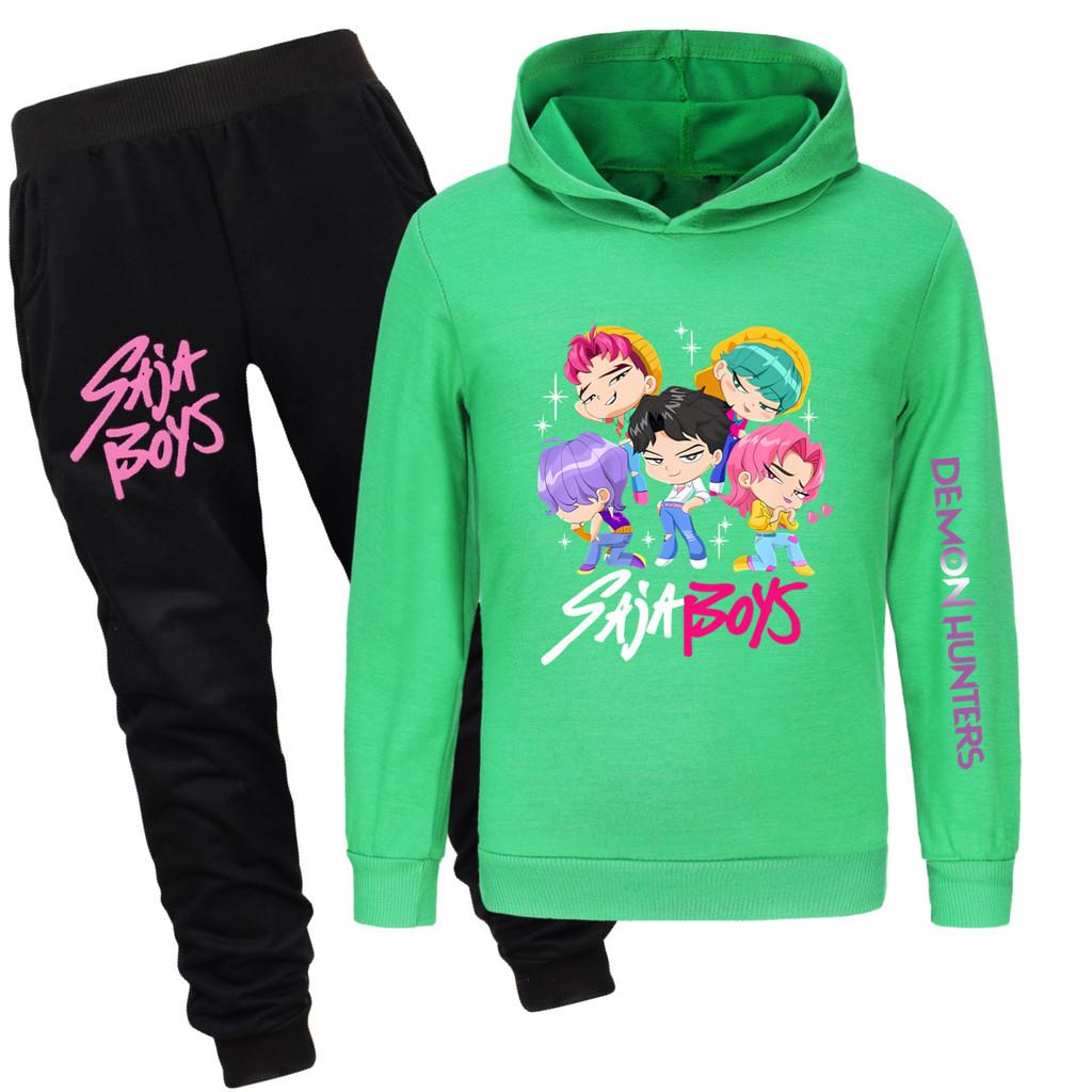 4988x Kids Girls Rumi Zoey Mira Print Hoodies Pants Trouser Clothes Set