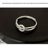 Adjustable S925 Silver Luxury Full Diamond Cross Ring for Women’s Index Finger