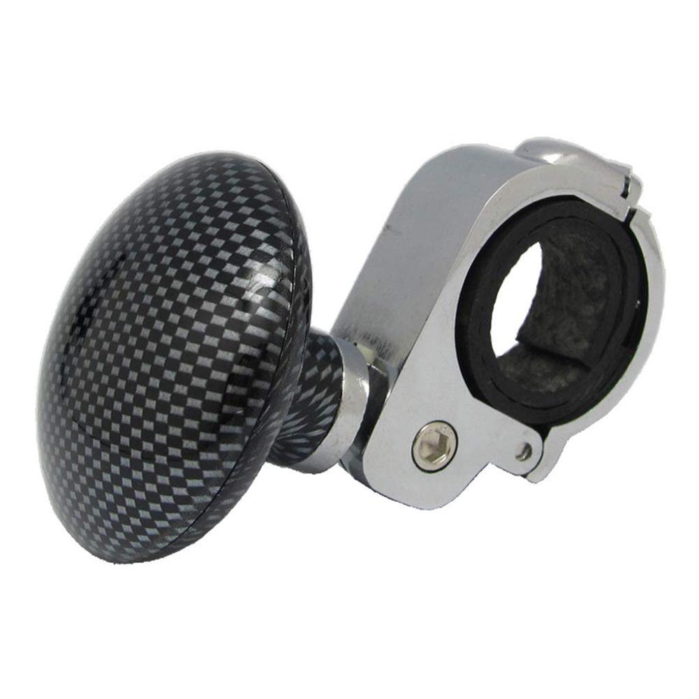 Cars Auto Parts Auxiliary Wheel Knob Control Car Ball Booster Steering Stylish Fiber Carbon