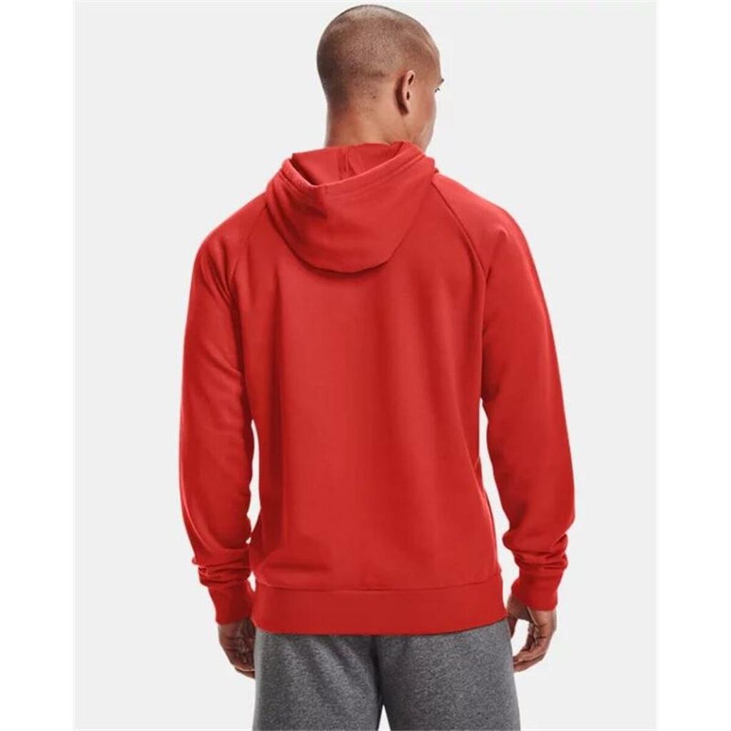Men’s Hoodie Under Armour Fleece Rival Red