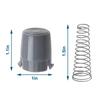 2Pcs Magnetic Door Plunger Replacement Part AGM73610701 for LG Kenmore Washing Machine Replaces AP5331994 AGM73610702