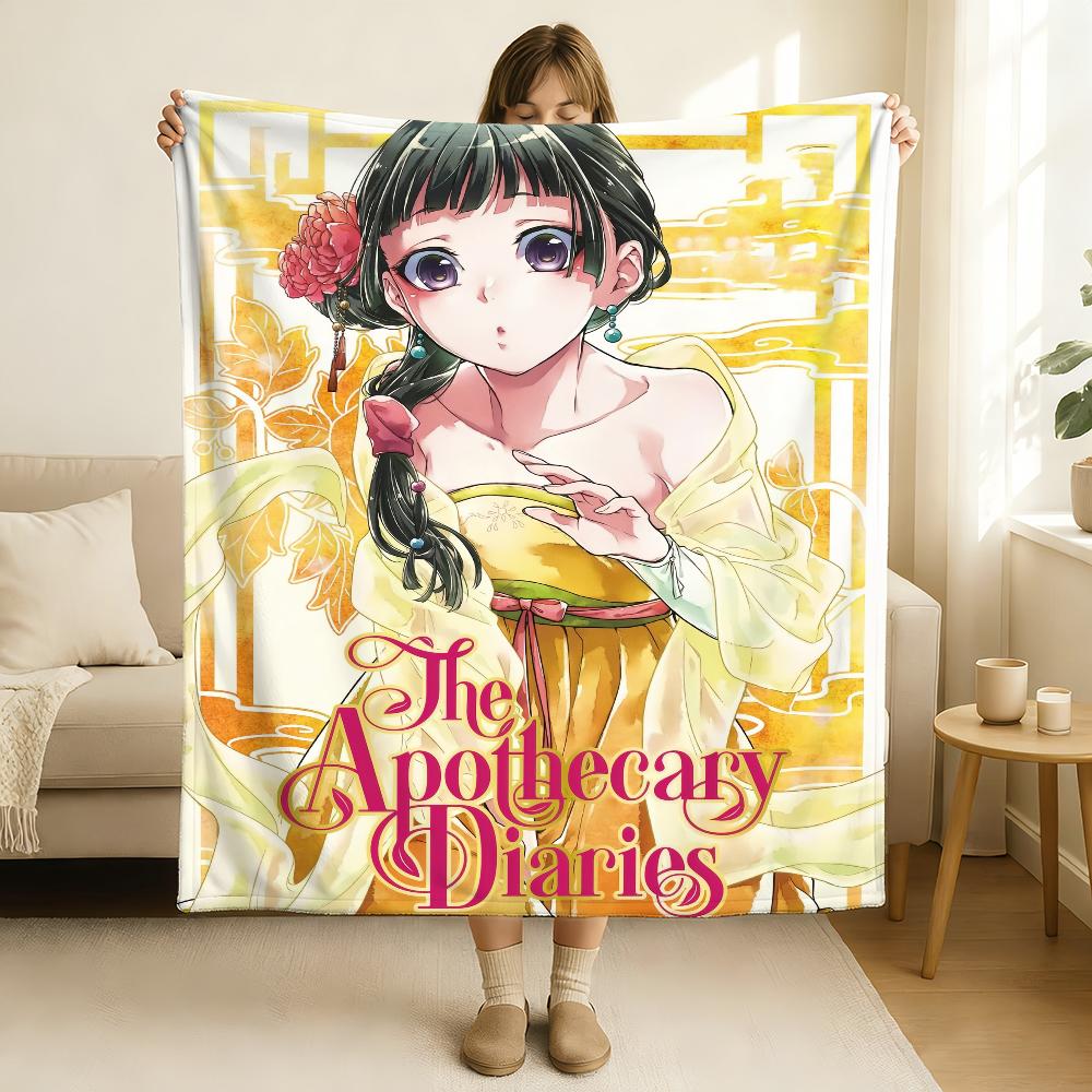 Anime The Apothecary Diaries Decke Weich und Hautfreundlich für Sofa Bett Nickerchen Tagesdecke Ganzjahresdecke
