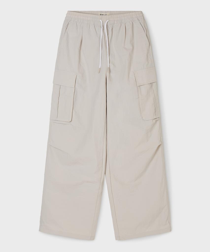 WHO.A.U Nylon Cargo Pants(Set-Up) / Whtag2312F