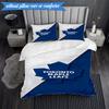 3PCS Toronto Leafs Logo Bedding Set,Including 1pc Duvet Cover And 2pcs Pillowcases Perfect for Bedroom, Dormitory, Fan Christmas Gift
