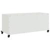 TV Stand White 100.5 x 39 x 43.5 cm Cold Rolled Steel