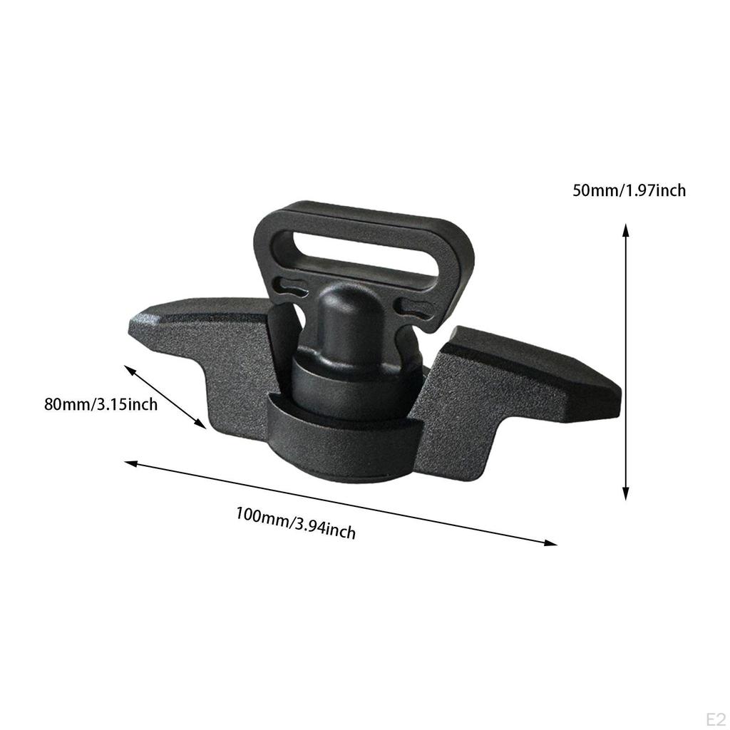 Kajak Track Mount Cleat Angeln Zubehör Einfach zu Bedienen Dock Kleine Seil für