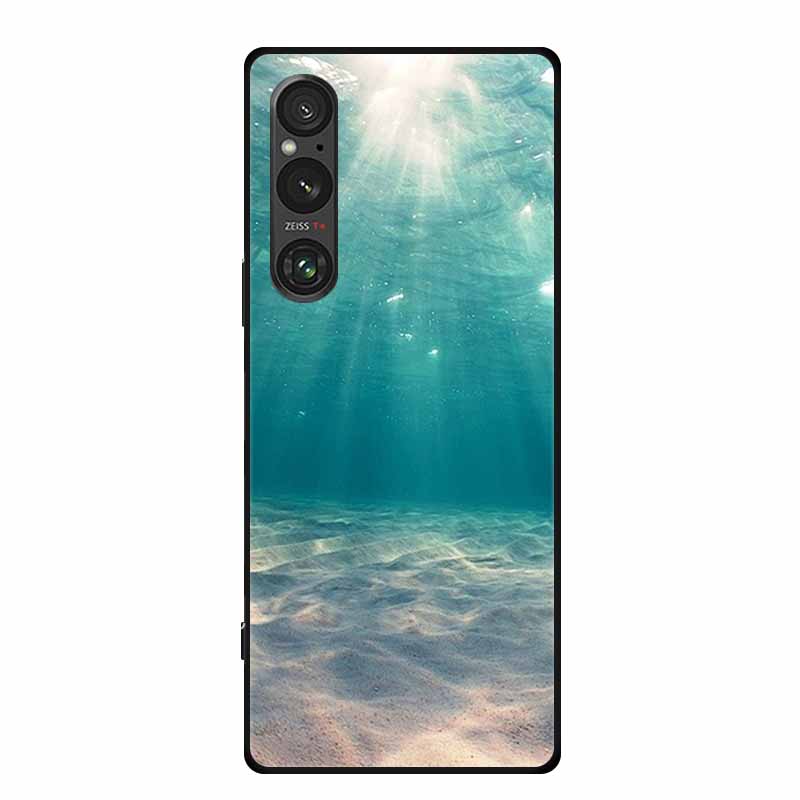 Etui na Sony Xperia 1 VI, luksusowe, miękkie silikonowe etui z TPU na tył telefonu Sony Xperia 1 VI 5G, urocze, odporne na wstrząsy, z motywem kwiatów i kreskówek