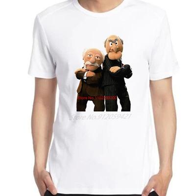 Statler És Waldorf Divat Grafikus Pólók Pamut Rövid Ujjú Pólók Nyári Új Pólók Férfi Nyomtatott Póló