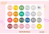 Pinbeads Fusion Beans Refill Pack: All-Color Series, 1000 Beads (2.6mm) for DIY Puzzle Crafting