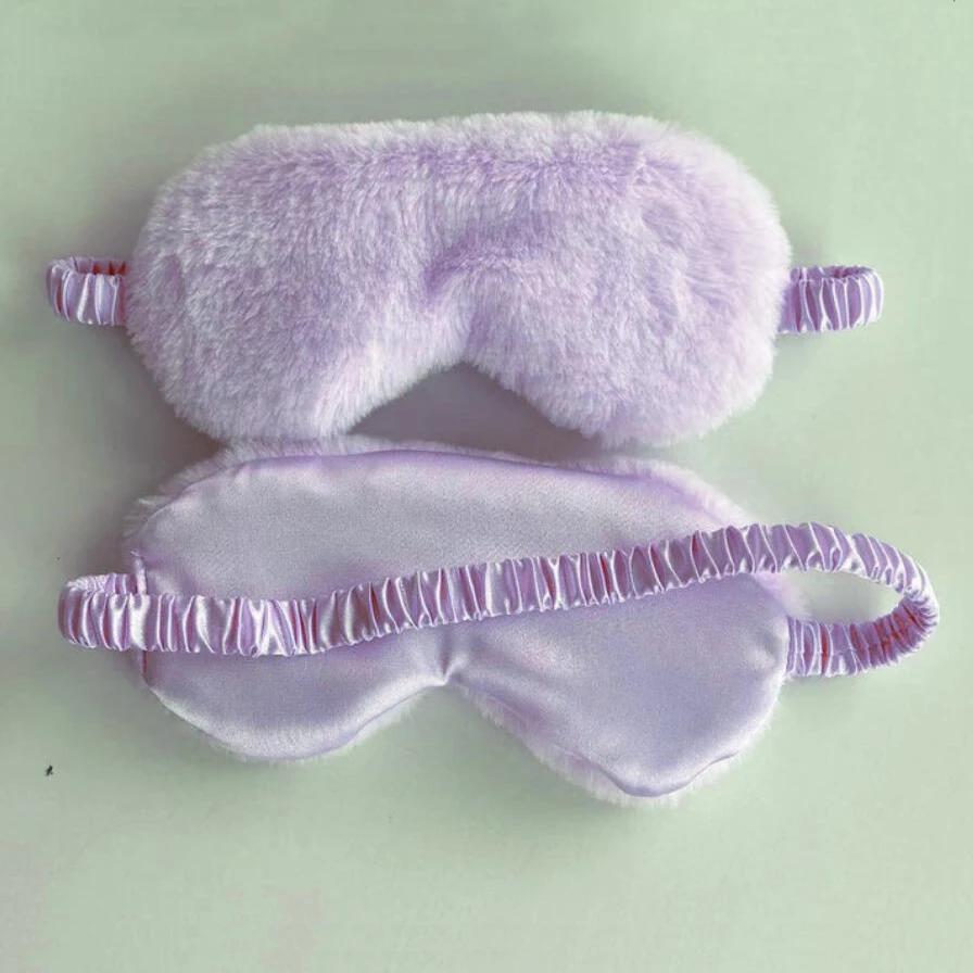 Durable And Safe Sleeping Mask Sleeping Blindfold Soft Plush Eye Masks Cute Love Cloud Eye Cover Plush Mask Eyepatch Nap Health Eye Cover