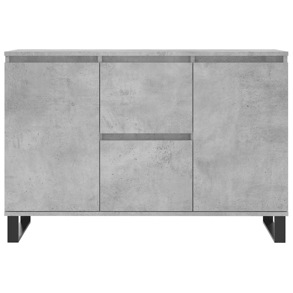 Vidaxl Szafka, Szarość Betonu, 104X35X70 Cm, Materiał Drewnopochodny