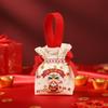2026 New Year Cartoon Horse Year Handbag Canvas Portable Wedding Candy Storage Bag Chinese Style Blessing Gift Bag