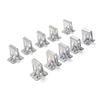 Metal Fastener Clips General Use Door Sill Iron Buckle Dashboard Side Panel Audio Clips Car Retainer Moulding Trim Accessories