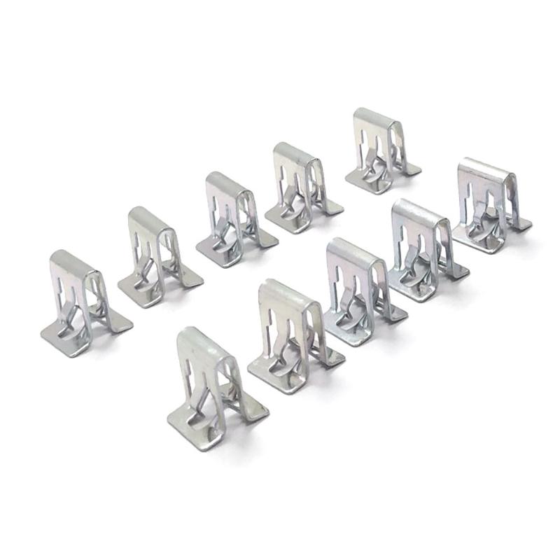 Metal Fastener Clips General Use Door Sill Iron Buckle Dashboard Side Panel Audio Clips Car Retainer Moulding Trim Accessories