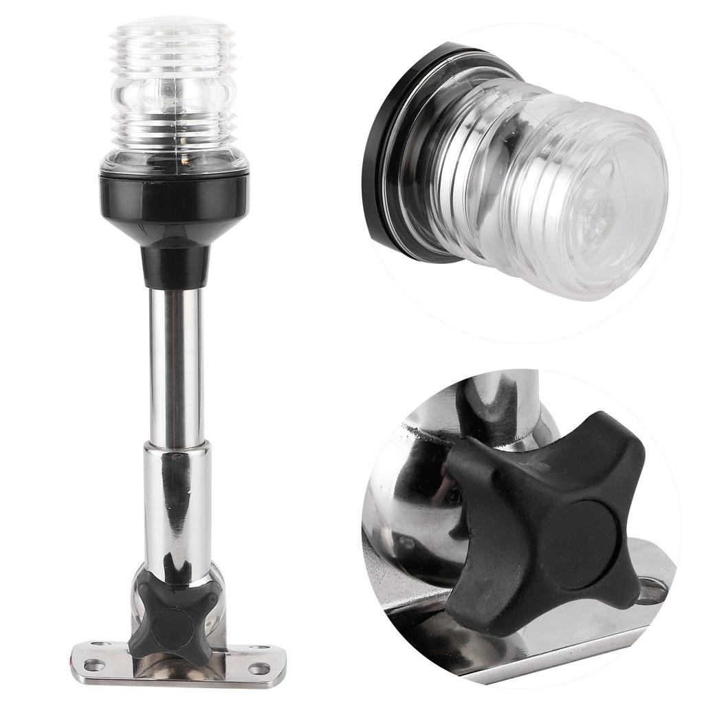 9in All Round Anchor Navigation Light 3W LED Sail Signal Lamp for 12V 24V Yacht Boat Marine