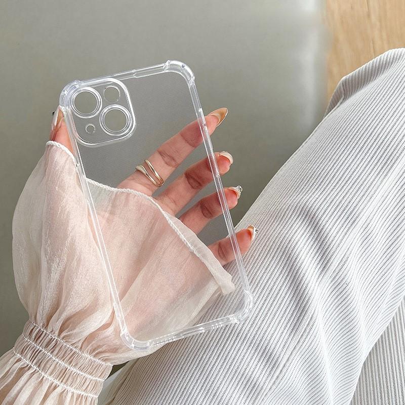 Soft Shockproof Transparent Phone Case For iPhone 17 16 15 14 13 12 11 Pro Max 7 8 Plus XS X XR Mini SE Clear Bumper Back Cover