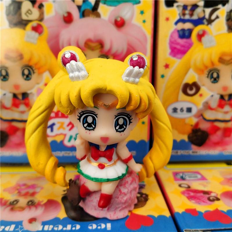 Anime Sailor Moon Edizione 20° Anniversario. Tsukino Usagi Sailor Mars Mercurio Venere Giove Figure in PVC Modello da Collezione Giocattoli Bambola