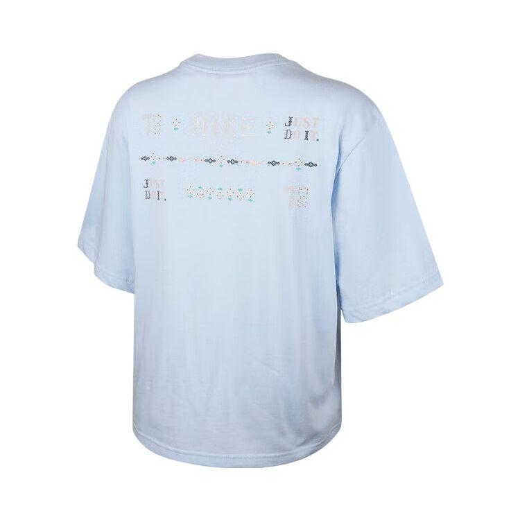 New Nike T Shirts Women's Blue II0446-441