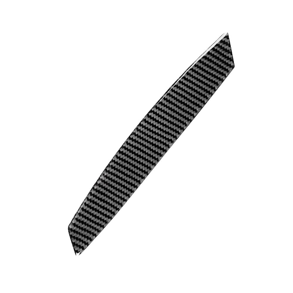 2× Carbon Fiber+Rubber Interior Door Handle Cover Sticker For BMW Z4 E85 2003-08