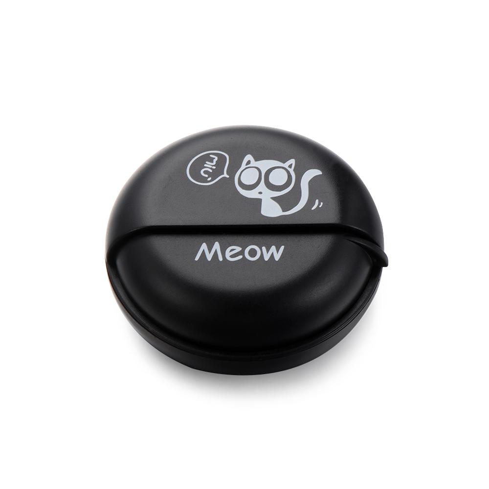 1pcs Headphone Cable Box Round Headphone Storage Box Rotating Cover Earphone Container Home Accessories Cute Data Line Box Case