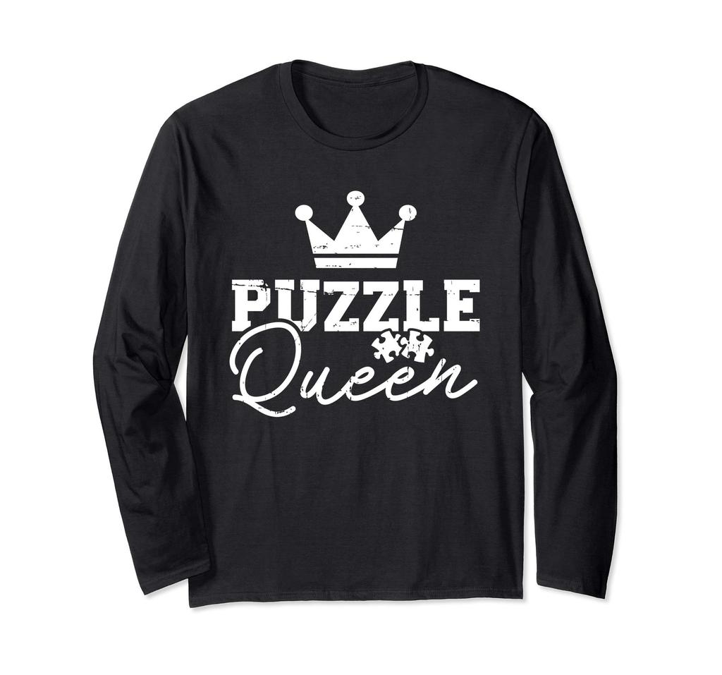 Jigsaw Puzzle Queen Long Sleeve T-Shirt