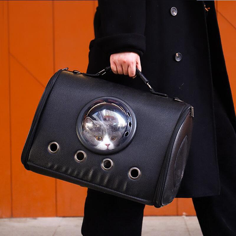 Large Capacity Diagonal Pet Bag, Dog Cage, Portable, Going Out, One Shoulder Backpack, Knapsack, Cat Accessories