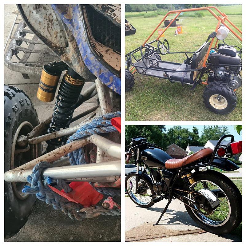 Amortiguador de Alta Resistencia RFY de 415 mm para Quads de Gran Cilindrada y Motos de Campo