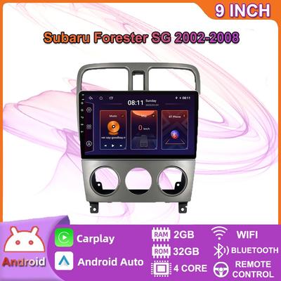 Autórádió Carplay Subaru Forester SG 2002-2008 Android multimédiás videó lejátszóhoz GPS navigációs WIFI 2+32GB