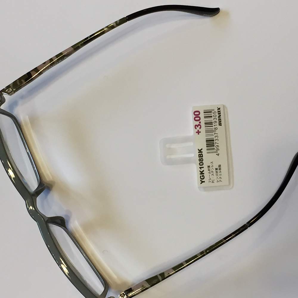 Dulton Bonox Series Reading Type READING GLASSES BK Glasses, Black, 1, YGK108BK/1