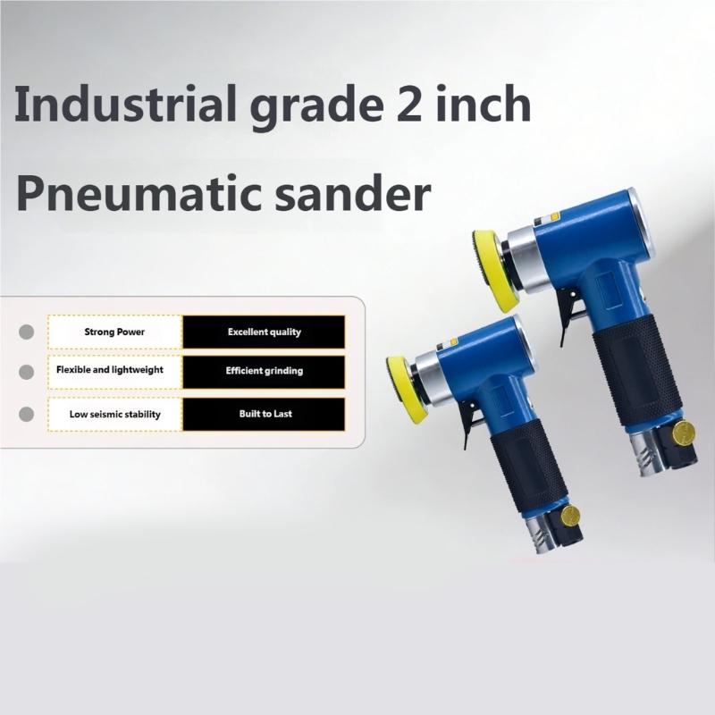 Polishing Machine 2inch Pneumatic Grinding Machine Industrial Small Elbow Eccentric Core Polishing Machine For Sanding