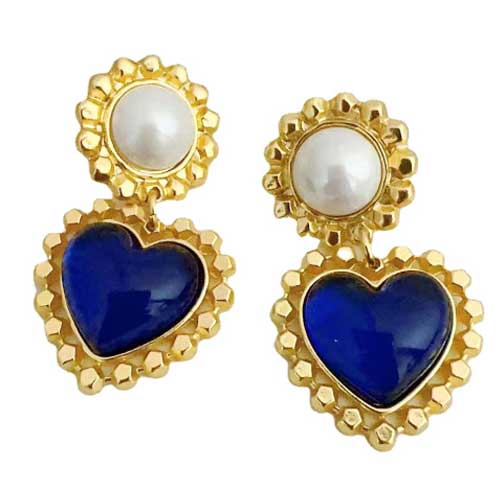 Elegant Women Men Fashion Classic Crystal Pendant Earrings For Women Girls Vintage Palace Style Gorgeous Ear Rings Jewelry