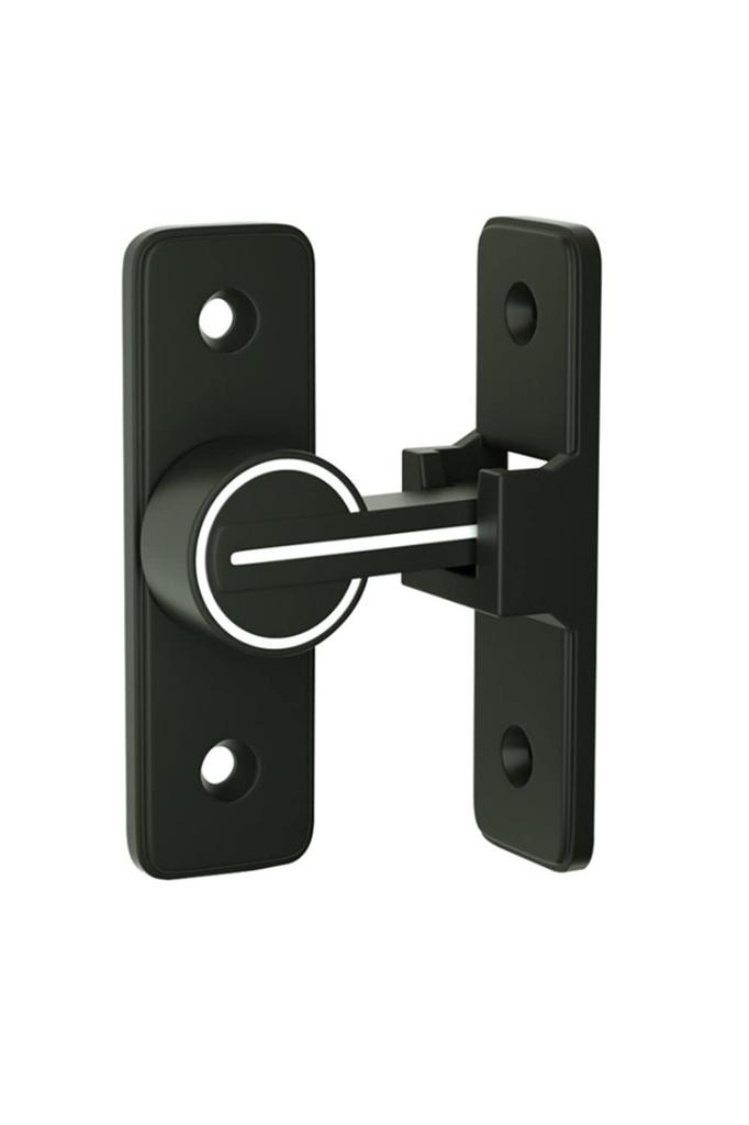 YFFSFDC 90 Degree Fluorescent Door Zinc Alloy Door Clasp Retrofit Rotating Flip Latch Sliding Door Security Lock for and Entrances Buckle, Lock, Lock,