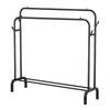 Sturdy Movable Floor-Standing Clothes Rack for Bedroom and Balcony Drying