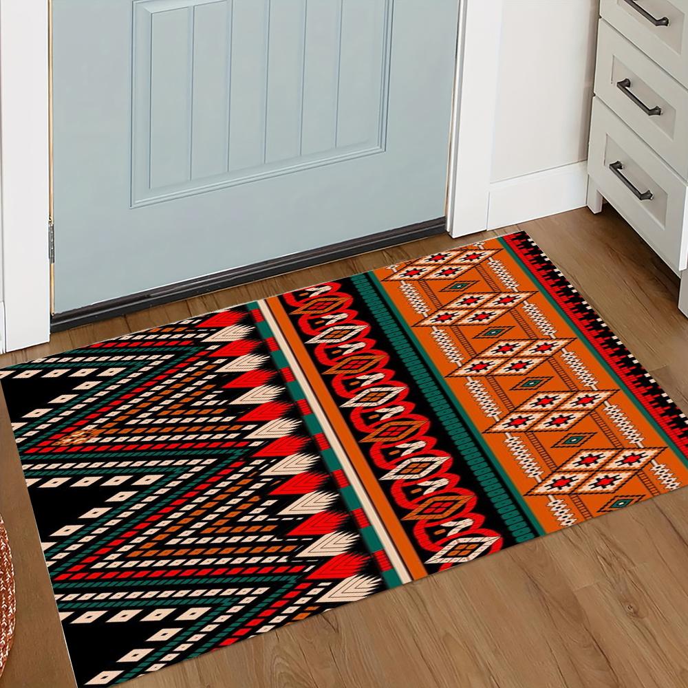Bohemian Home Decor Carpet Bedroom Living Room Entrance Carpet Kitchen Front Door Non Slip Area Foot Mat