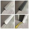 1pc 1M/39.37in Floorinner Corner Strip Self-Adhesive Wall Corner Molding Linetriangular Edge Tape Skirting Line Caulk Decorative
