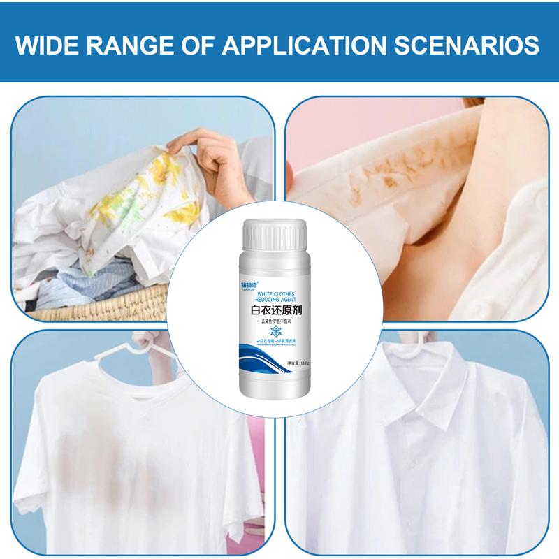 Household White Clothing Reducing Agent Natural Laundry Whitener Quick Clothes Stain Whitener and Bleach Removal Enzyme Boosters