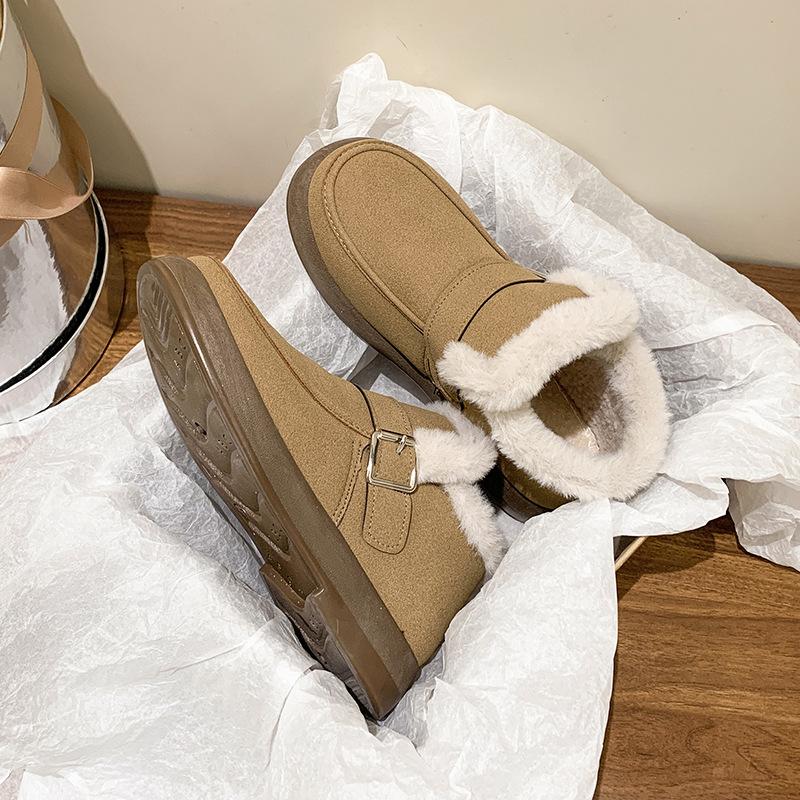 

Женская модная легкая зимняя теплая обувь для снега на толстой подошве, меховая подставка для ног, нескользящие повседневные спортивные хлопковые ботинки, кроссовки 41