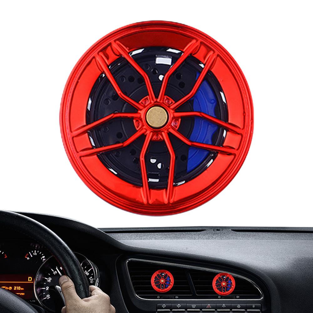 Car Diffuser Vent Clip Car Fragrance Diffuser Vent Clip Wheel Design Car Outlet Aromatherapy Stylish Car Accessories Interior