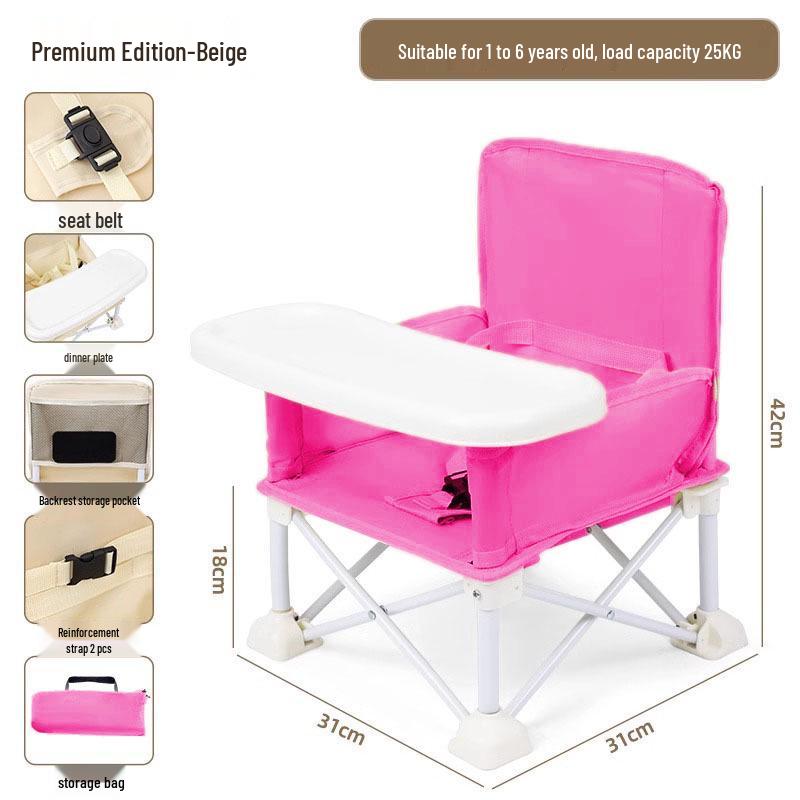 Kids' Portable Folding Chair for Camping, Dining, Beach, and Photography.