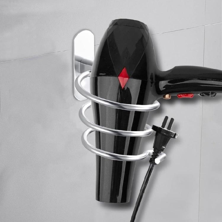 Hairdryer Organizer Blow Dryer Stand Hair Dryer Rack Wall Mounted Hair Care Tool