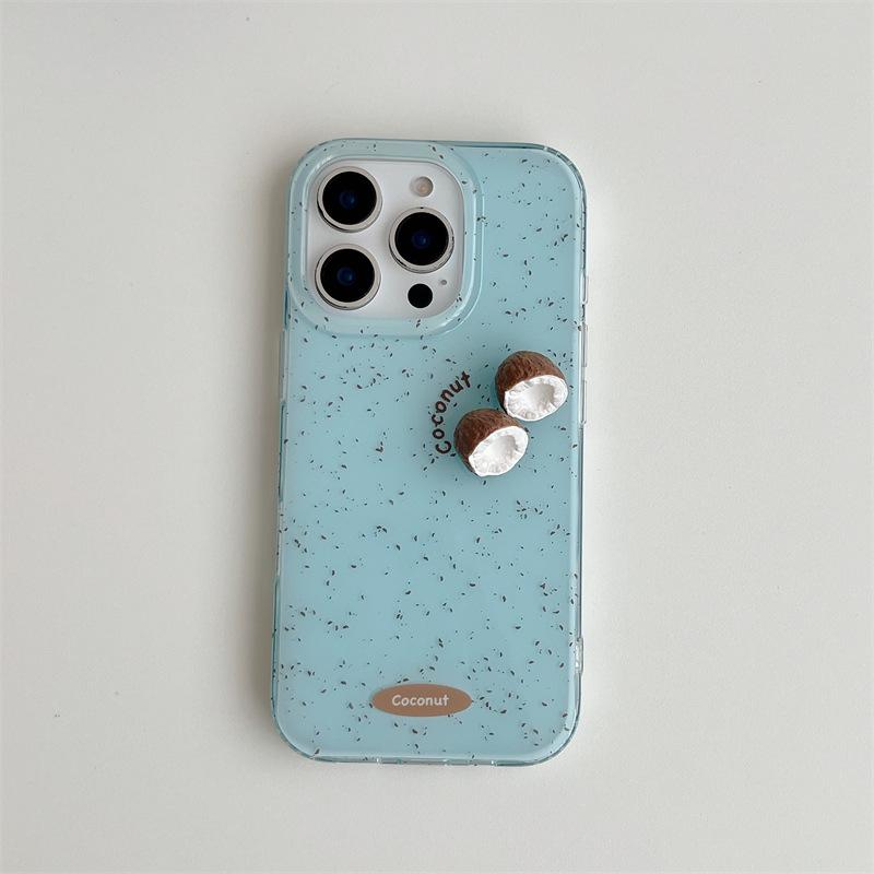 

Three-Dimensional Splash Ink Coconut Case for iPhone 13/14/16 Pro Max - 17 Cute Women s Design iPhone 15 Pro