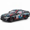 1:24 M4 Supercar Model Toys Metal Diecast Simulation Sports Cars Sound Light Doors Opened Pull Back Office Ornament Model