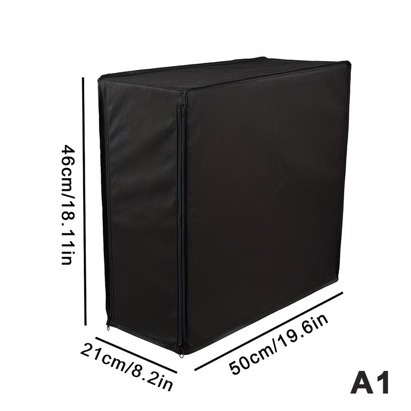 

Desktop Computer Case Dust Cover, Main Unit Protective Sleeve, Waterproof, With Zipper Fits Mid-Tower And Full-Tower Case Sizes A1