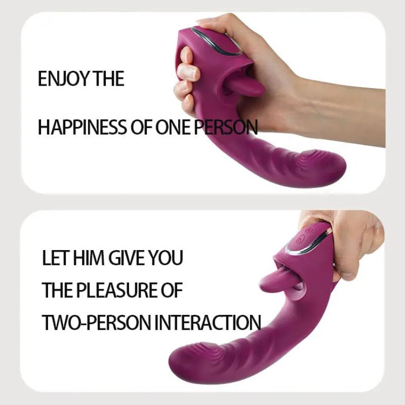 Vibrator Wand for G Spot Vagina Pussy Rabbit Sex Vibrator USB Power Waterproof Dildo Massage Dual Head Women Adult Sexual