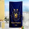 Chelsea Personalisierbares Strandtuch Super Weich & Saugfähig Geeignet für Sport Reisen Schwimmen Yoga Badezimmer Strand Und Pool