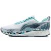 Li Ning Red Hare 4 V2 Abrasion Resistant Breathable Low Top Running Shoes Men's White Blue ARMQ009-7