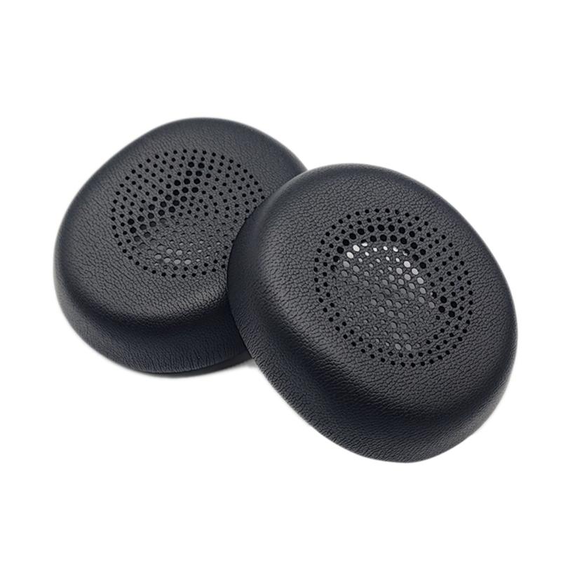 1Pair Ear Pad Replacement Leather Earpads Ear Cushions Sponges Cover Earmuffs for Evolve2 30 MS Headphones